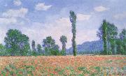 Claude Monet Poppy Field at Giverny oil painting artist